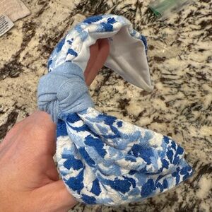 Mi Golondrina Blue and White Headband